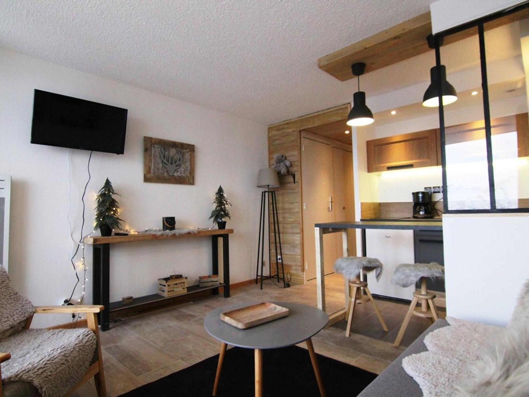 Ferienwohnung Charmant Studio 4 Pers Avec Balcon, Parking Et Acces Pistes - Alpe D'Huez - Fr-1-405-134 Exterior foto